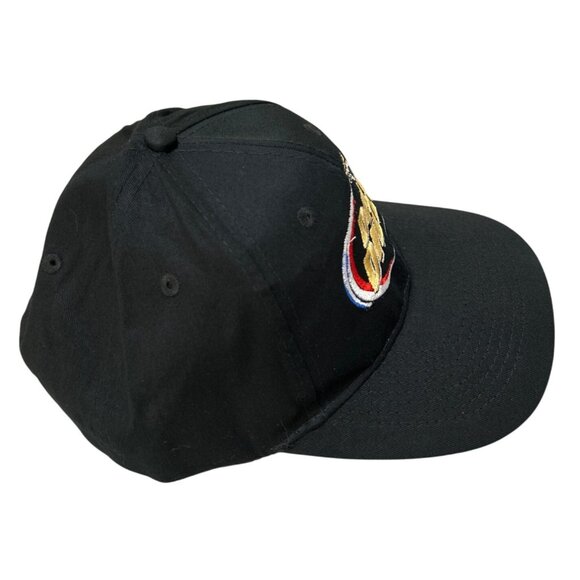 Port & Company Black Dilly Dilly Embroidered Snapback Baseball Cap - Picture 4 of 6